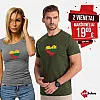 Pilkų/chaki spalvos marškinėlių komplektas LTU
