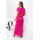 Rožinė suknelė Linda 25400