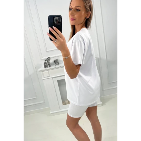 Moteriškas baltas komplektas Korina 24016