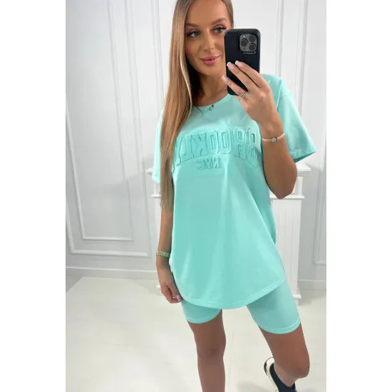 Women's set Korina in mint Sports suits