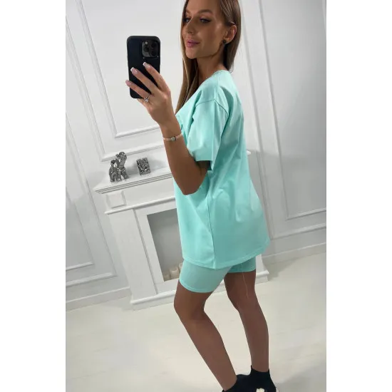Women's set Korina in mint Sports suits