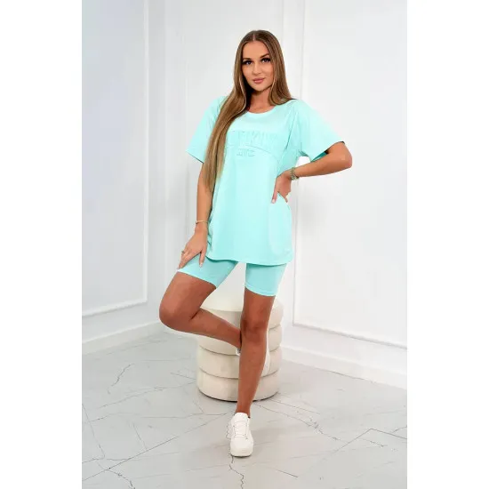 Women's set Korina in mint Sports suits