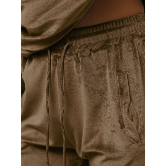 Tamsiai rudas veliūrinis komplektas Peril O/8C1175/162Z