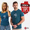 Turkio spalvos marškinėlių komplektas Stilistika