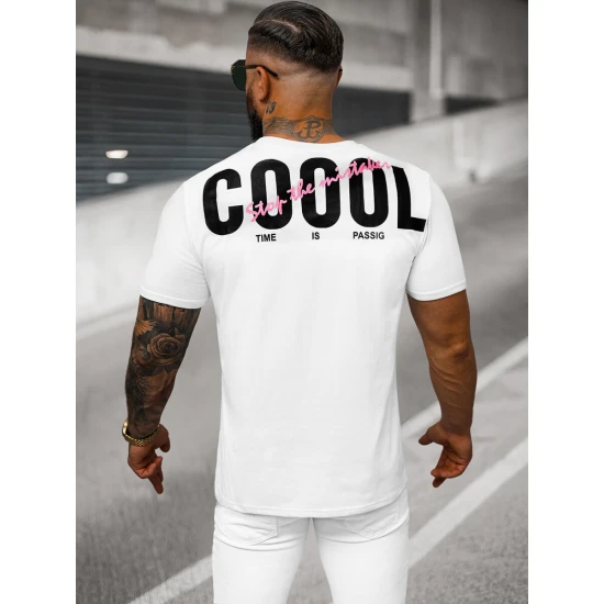 Vyriški balti marškinėliai Coool