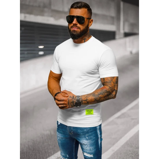 Vyriški balti marškinėliai Stylo Marškinėliai