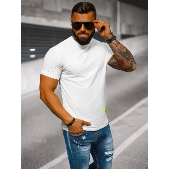 Vyriški balti marškinėliai Stylo Marškinėliai