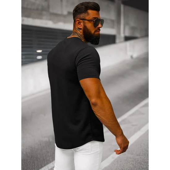 Vyriški juodai-balti marškinėliai Icon O/7776T