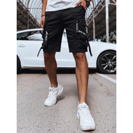 Vyriški juodi šortai Bisel SX2404