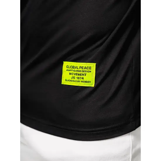 Vyriški juodi marškinėliai Stylo NB/MT3046Z