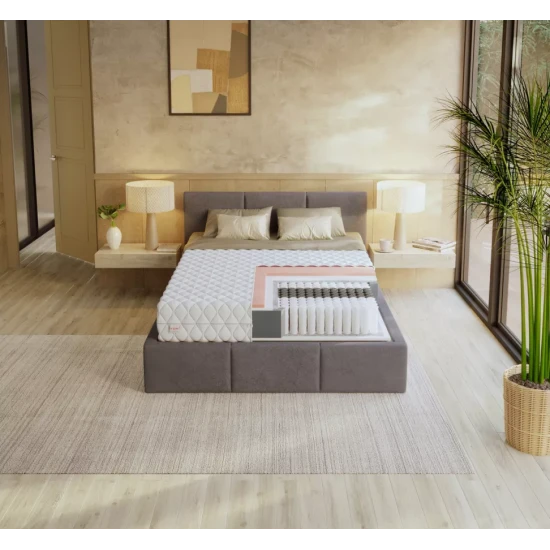 ATINA MAX kelių kišenių čiužinys 90x200 ATINAMAX90-200