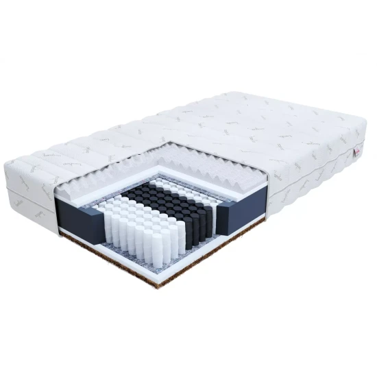 Kelių kišenių čiužinys  su bambuko paviršiumi MEMFIS 160X200 MEMFIS