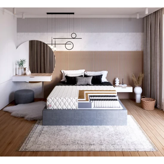 Spyruoklinis čiužinys Family max double 90x200 FAMILYMAXDOUBLE90-200 FDM