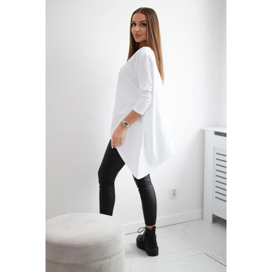 Moteriška balta palaidinė Rosit Marškinėliai