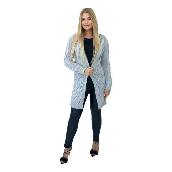 Women's grey sweater Elin 30001