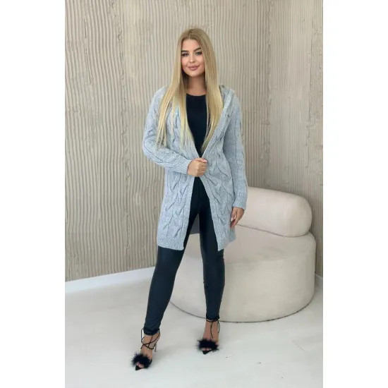 Women's grey sweater Elin 30001