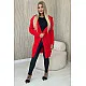 Women's red cardigan Elin 29994