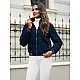 Tamsiai mėlyna moteriška striukė Moren JS/16M9086/215Z