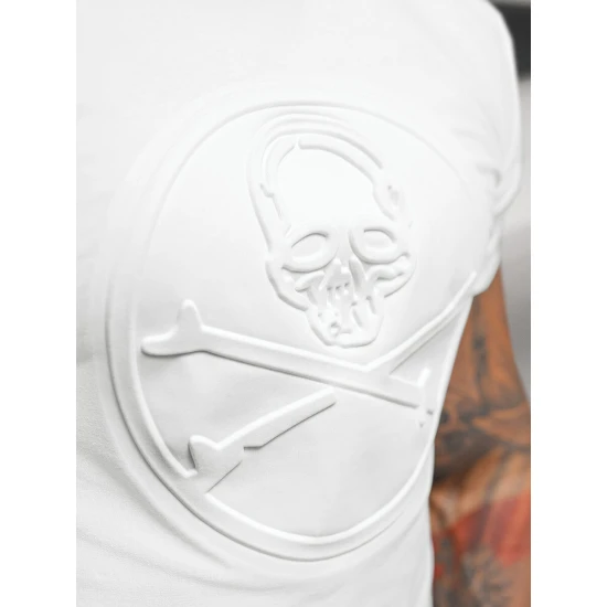 Vyriški balti marškinėliai Skull NB/MT3103