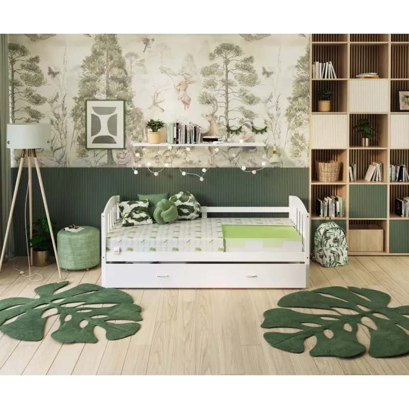Vaikiškas porolono čiužinys su Aloe vera paviršiumi LUIGI 70X160 LUIGI