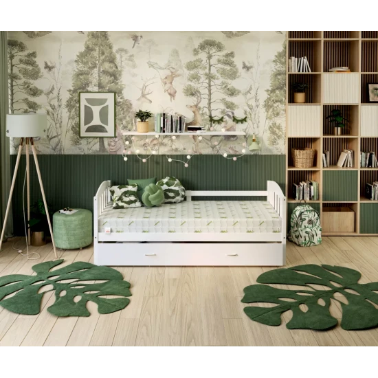 Vaikiškas porolono čiužinys su Aloe vera paviršiumi LUIGI 70X140 LUIGI