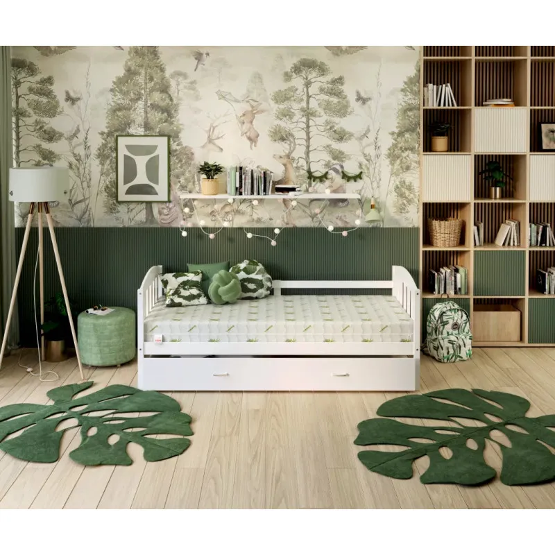 Vaikiškas porolono čiužinys su Aloe vera paviršiumi LUIGI 70X160 LUIGI