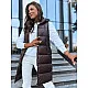 Pikk pruun kapuutsiga vest Far TY3749