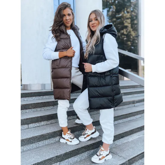 Pikk pruun kapuutsiga vest Far TY3749