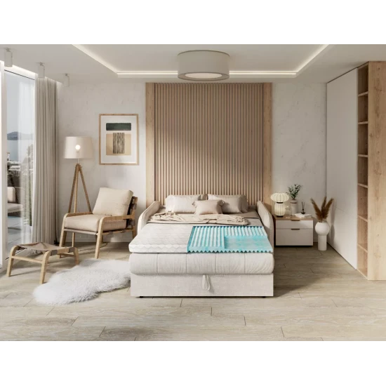 Antčiužinis tinkantis žmonėms kenčiantiems nugaros skausmus MALTA DOUBLE 100x200 MALTADOUBLE