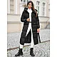 Melns ziemas mētelis Marisol JS/5M3227/392Z