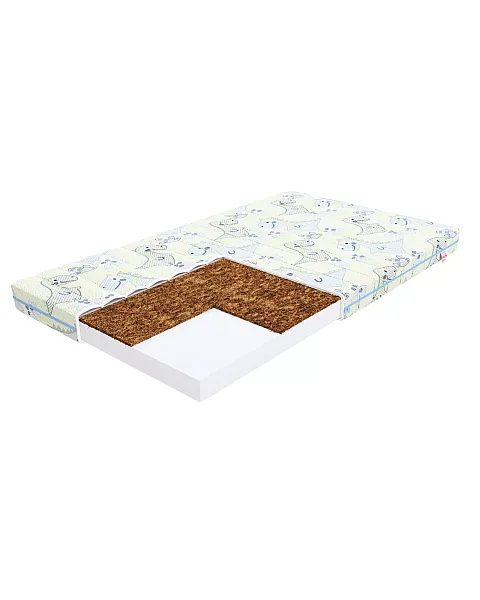 Vaikiškas porolono čiužinys su kokosu CALM DINO 90X200