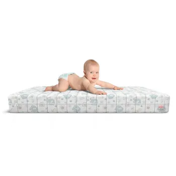 Vaikiškas porolono čiužinys su kokosu CALM DUMBO 80X180
