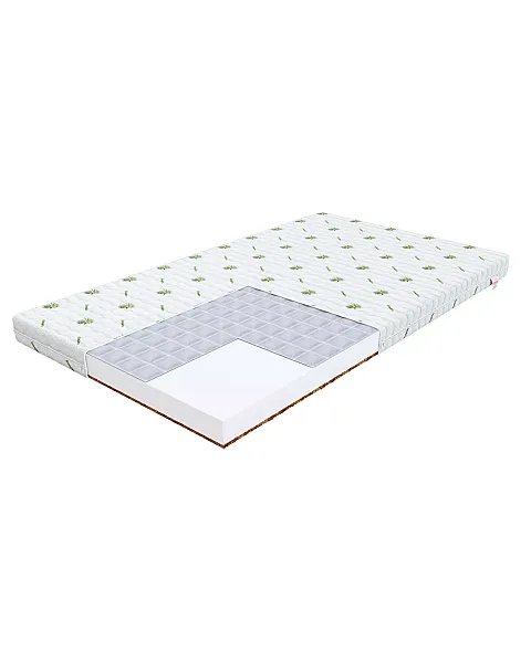 Vaikiškas grikių ir kokoso čiužinys su Aloe vera paviršiumi BABY COMFORT 90X200