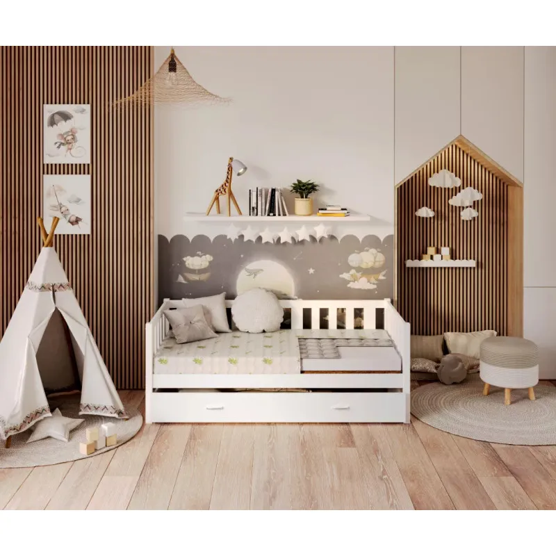Vaikiškas grikių ir kokoso čiužinys su Aloe vera paviršiumi BABY COMFORT 70X120