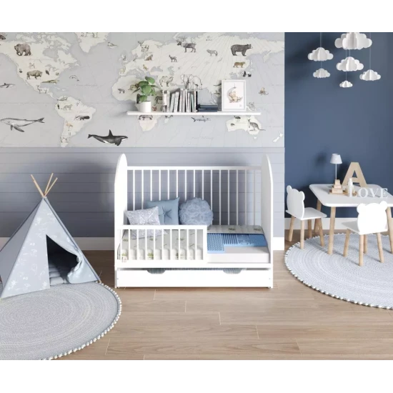 Vaikiškas porolono čiužinys su Aloe vera paviršiumi LEON 60X120 LEON