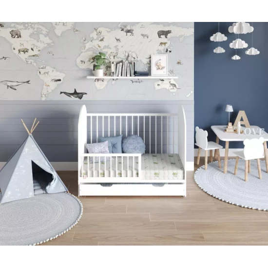 Vaikiškas porolono čiužinys su Aloe vera paviršiumi LEON 60X120 LEON