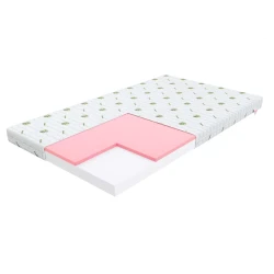 Vaikiškas porolono čiužinys su Aloe vera paviršiumi LUGO 60X120