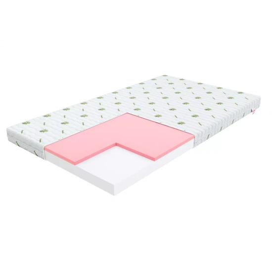 Vaikiškas porolono čiužinys su Aloe vera paviršiumi LUGO 60X120 LUGO