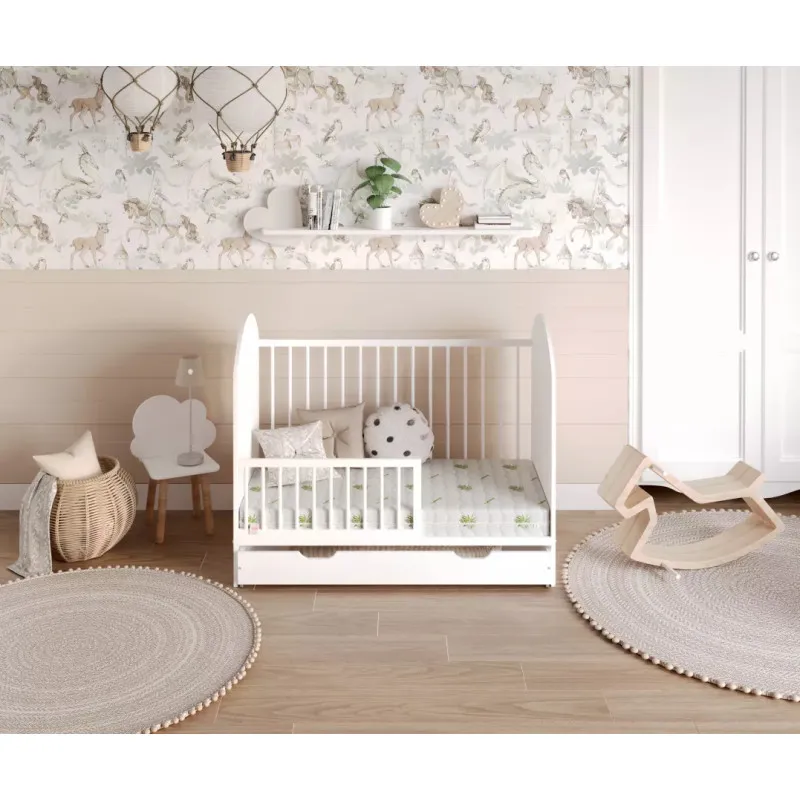 Vaikiškas porolono čiužinys su Aloe vera paviršiumi LUGO 70X120 LUGO