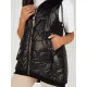 Women's black hooded vest Kolin TY4116
