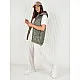 Women's green hooded vest Kolin TY4118