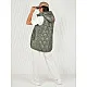 Women's green hooded vest Kolin TY4118