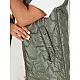 Women's green hooded vest Kolin TY4118