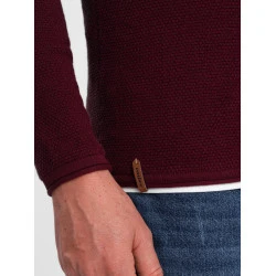 Vyriškas bordo spalvos megztinis Finn