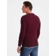 Vyriškas bordo spalvos megztinis Finn V8 OM-SWSW-0103