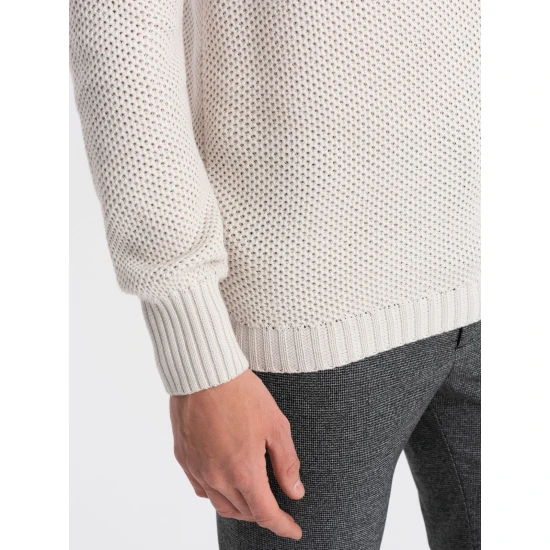 Vyriškas rusvos spalvos megztinis Felix V7 OM-SWZS-0105