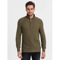 Vyriškas chaki spalvos megztinis Felix