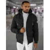 Vyriška juoda žieminė striukė Edi JS/31M5023/392Z