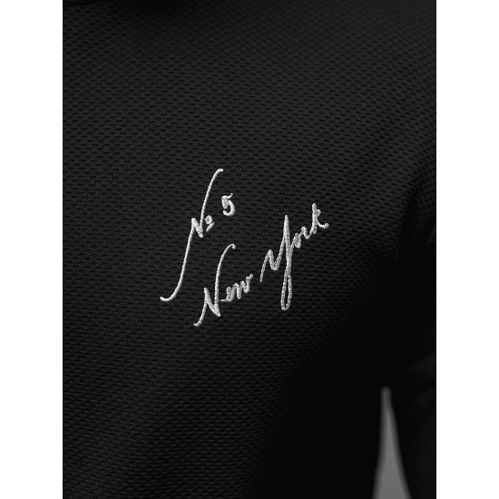 Vyriškas juodas džemperis New York O/P2031