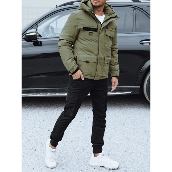 Vyriška žalia žieminė striukė Teo TX4756